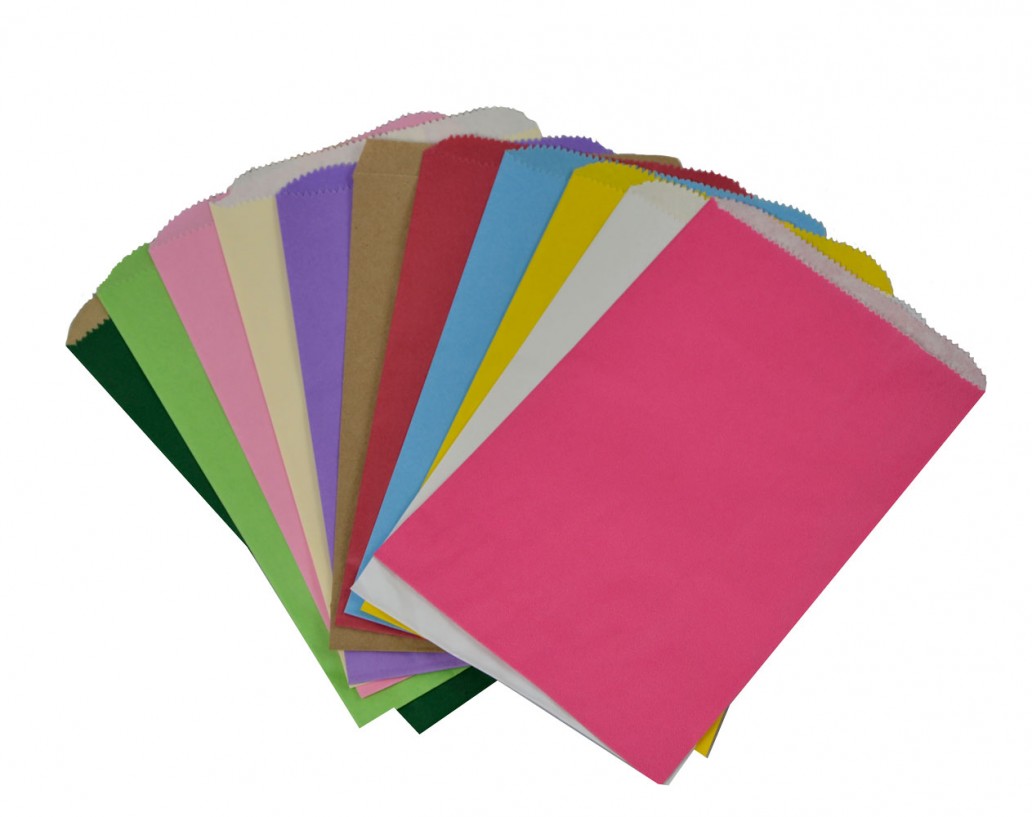 colorful paper bags