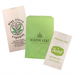 Printed paper SOS and Merchandise bags for marijuana dispensary