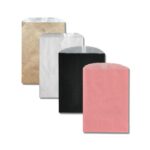 Image of paper gourmet bags in various colors.