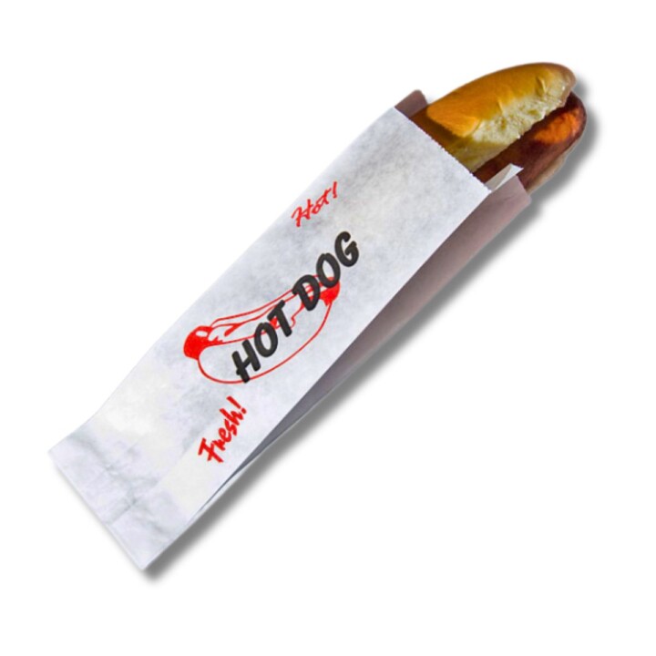 Image of a Hot Dog Sleeve Paper Bag.