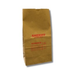 Image of a paper evidence bag.