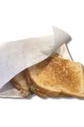 Image of a Sandwich Grease Resistant Open Side Bag.