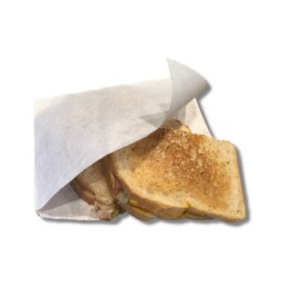 Image of a Sandwich Grease Resistant Open Side Bag.