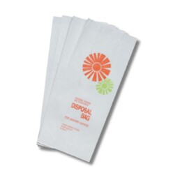 Image of paper sanitary napkin bags.